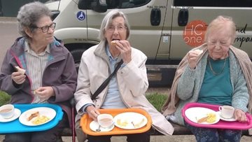 Residents from Eastbourne House hit the road for a trip down memory lane